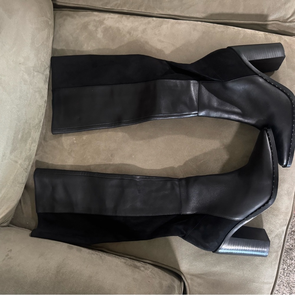 Aldo Black Heeled Boots for Women